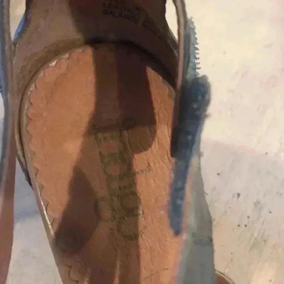 Indigo sandals, leather size 9 - Picture 6 of 7